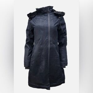 Women's Black Vegan Winter Parka